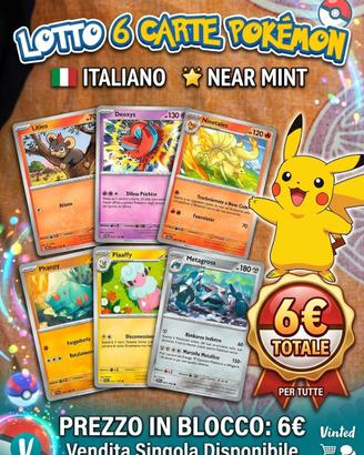 Carte Pokemon caos nascente