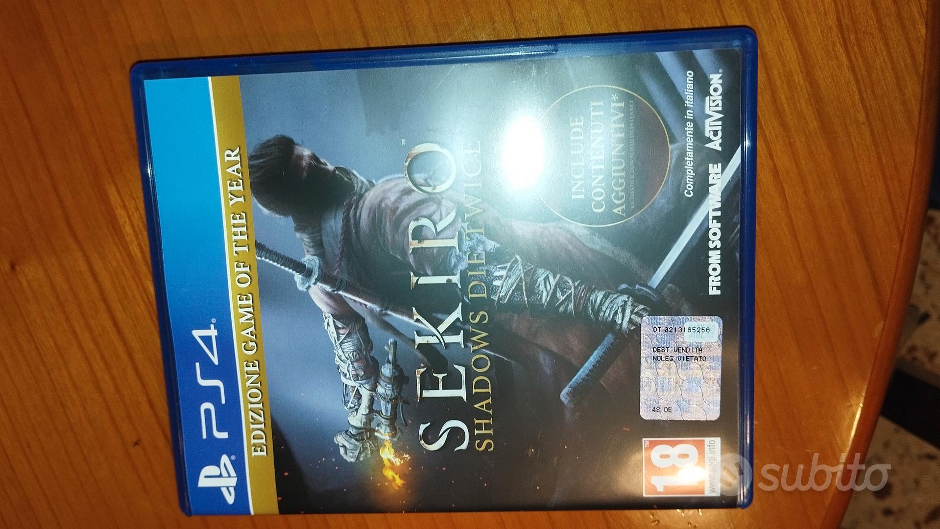 Sekiro Shadows Die Twice Playstation 4 GAME THE YEAR EDITION Edizione