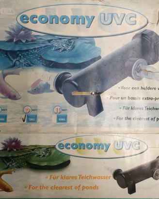 Sterilizzatore UV per laghetti da giardino