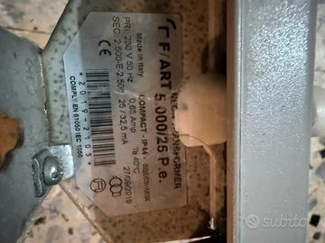 Trasformatore per insegne neon F/ART 5.000/25 – 23