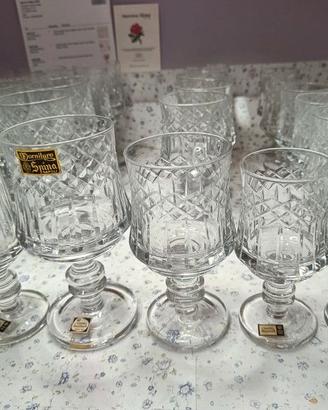 Calici/ vintage/cristallo/Crystal Abestrich/spina