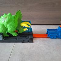 Hot Wheels City Attacco del Triceratopo