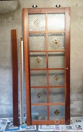 Porta da interni in vetro scorrevole esterna