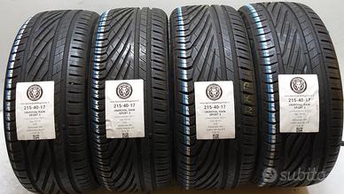 4 GOMME 215 40 17 UNIROYAL A50711