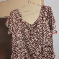 Maglia Leopardata Dazy ✨ XXL XXXL ceste Comodo