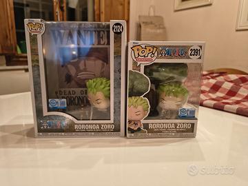 Funko Pop one piece Ronoa Zoro 2124 + 2391 –
