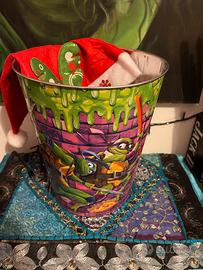 Cestino ninja turtle