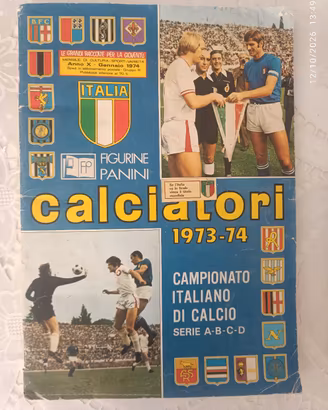 Album Calciatori Panini 1973/74 incompleto