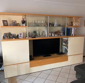 Mobile piu tavolo + 6 sedie in acciaio