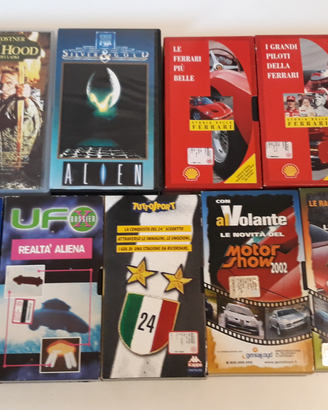 Videocassette da collezione vhs
