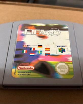 Gioco fifa 98 per nintendo 64 calcio