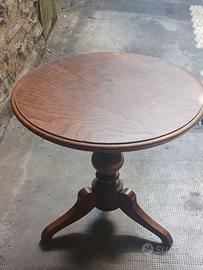 Tavolino rotondo in legno diam 60 h.53
