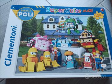 Puzzle Robocar Poli Clementoni 104 pezzi