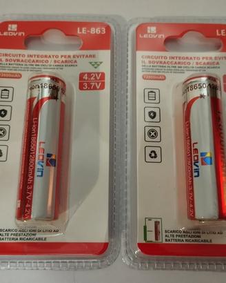 Batterie a Litio Ricaricabili