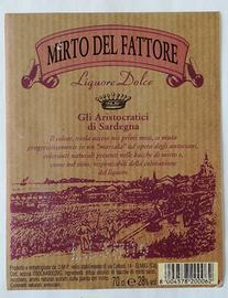 ETICHETTA LIQUORE MIRTO DEL FATTORE