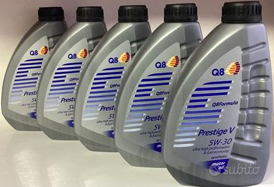 5 confezioni olio q8 5w30 prestige v con specifich