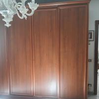 camera da letto matrimoniale in noce