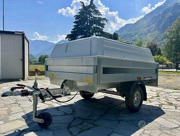 Rimorchio CRESCI A6B con coperchio