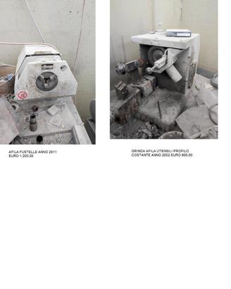 Attrezzatura bottonificio + compressore + aspirato