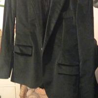 giacca velluto uomo nera