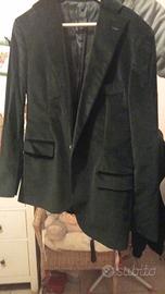 giacca velluto uomo nera