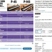 Yamaha P-145 Digital Piano
