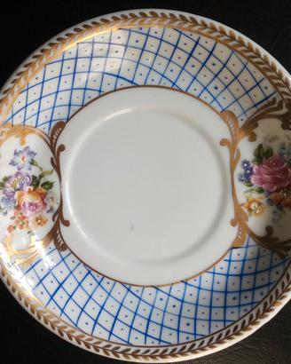 Antico piatto porcellana Limoges France ceramica