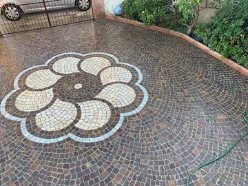 Posatore di porfido pavimentazioni eserne