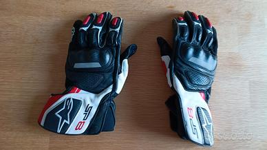 Guanti moto sportivi in pelle Alpinestars SP-8