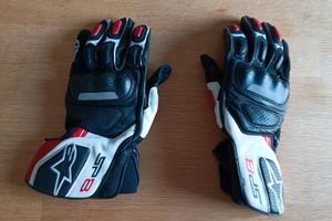 Guanti moto sportivi in pelle Alpinestars SP-8