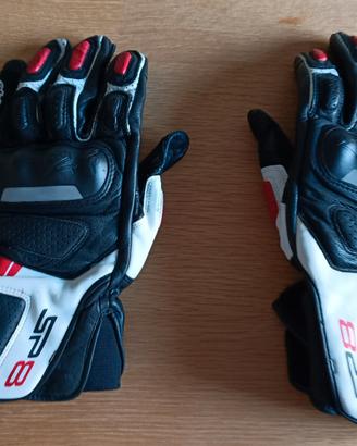 Guanti moto sportivi in pelle Alpinestars SP-8