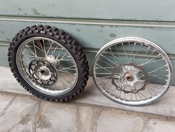 Cerchi DID completi per Yamaha YZ125 Fantic XE125