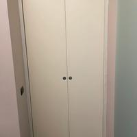 Porta a libro in legno bianco 205x90 cm