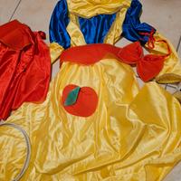vestito carnevale Biancaneve 