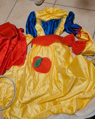 vestito carnevale Biancaneve 