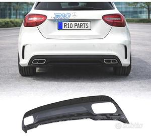 DIFFUSORE MERCEDES CLASSE A W176 12-18 LOOK AMG A4