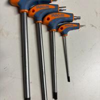 Chiavi esagonali manico gomma