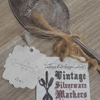 Segnapiante vintage Organic cucchiaio W.M