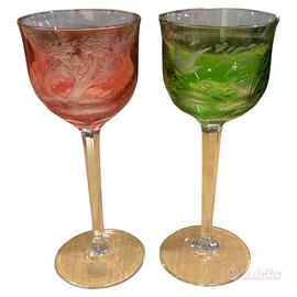 Moser calici in cristallo