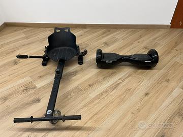 Overboard GoSmart Nero con led rgb e go kart