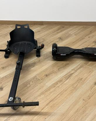 Overboard GoSmart Nero con led rgb e go kart