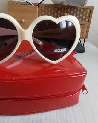 OCCHIALI DONNA MOSCHINO HEART SHAPED - PANNA