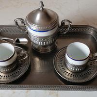 Servizio da caffè in peltro