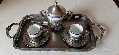 Servizio da caffè in peltro