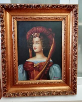 quadro olio su tela firmato