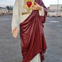 Statua cuore sacro Gesù 110 cm resina cristo