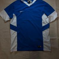 Maglia Nike Dri-Fit blu e bianca sportiva original