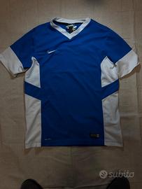Maglia Nike Dri-Fit blu e bianca sportiva original
