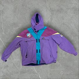 Giacca  Vintage Aesse XXL Viola/Turchese Anni 90
