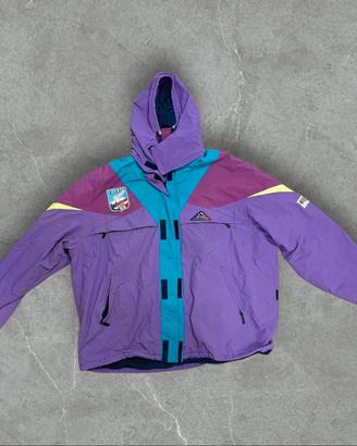 Giacca  Vintage Aesse XXL Viola/Turchese Anni 90